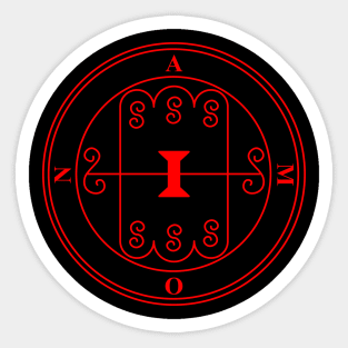 Red Crest (Amon Sigil) Sticker